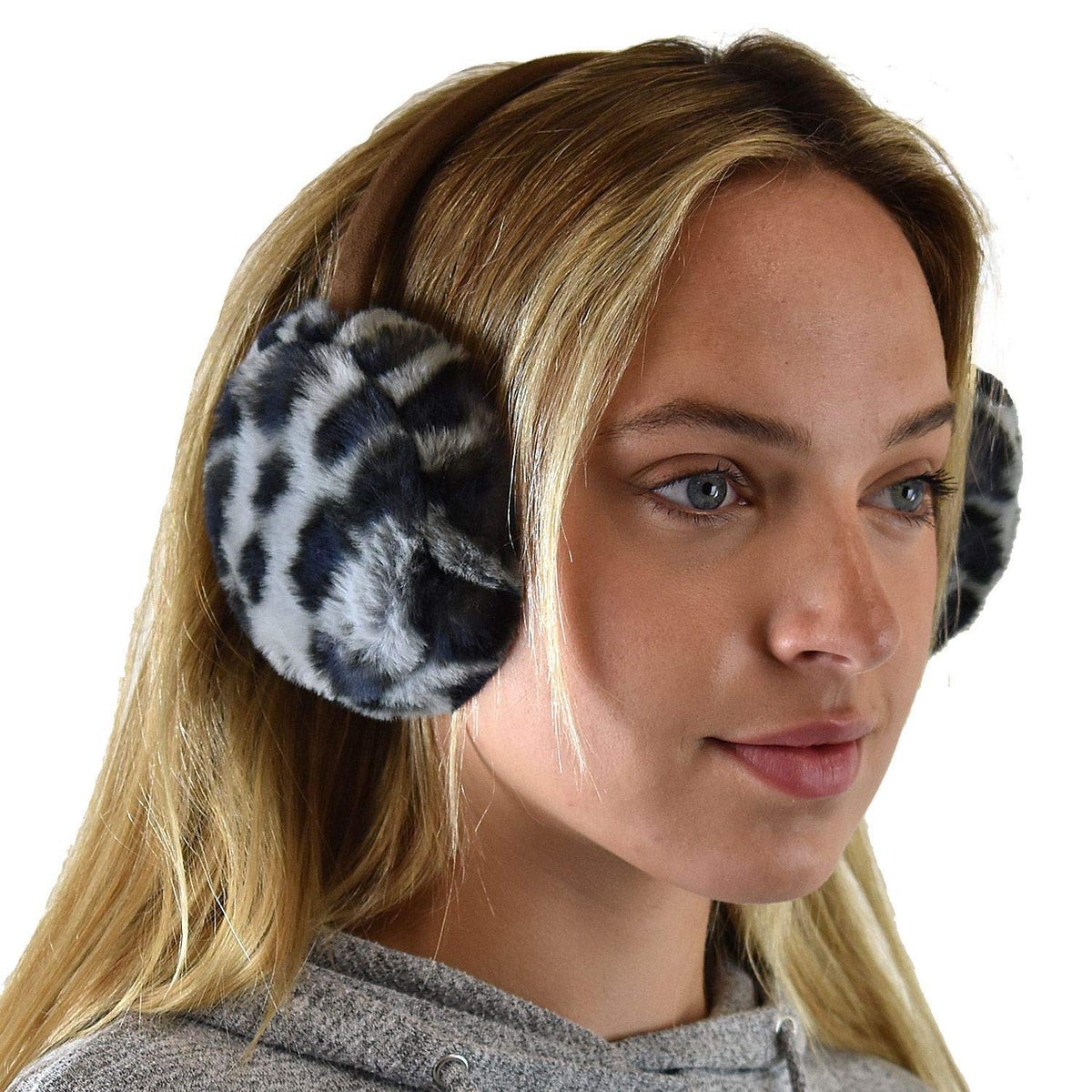 C.C Soft Winter Warm Adjustable Headband Ear Warmer Earmuffs